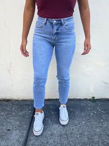 Mica Wedge Straight Leg Jeans