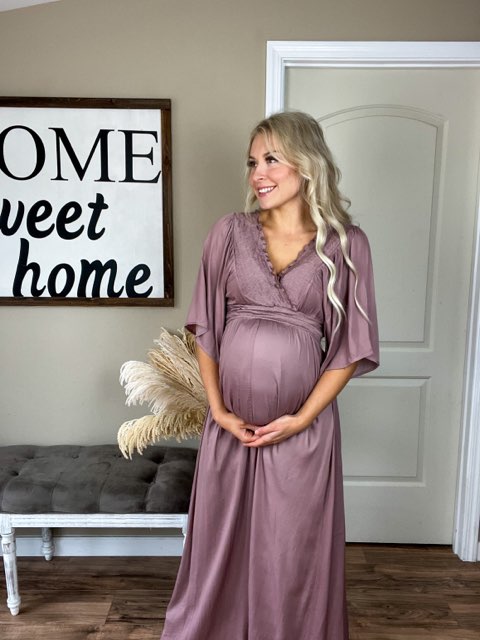 Dusty Purple Smocked Detail Maxi Dress Rebel and Blush Dusty Purple Smocked Detail Maxi Dress Rebel and Blush